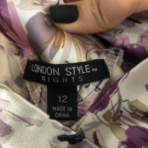 London Style Nights Floral Dress